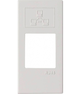 Pokrywa gniazda telefonicznego do Keystone 22,5x45mm Seria KOS 45, BIAŁY 3504802
