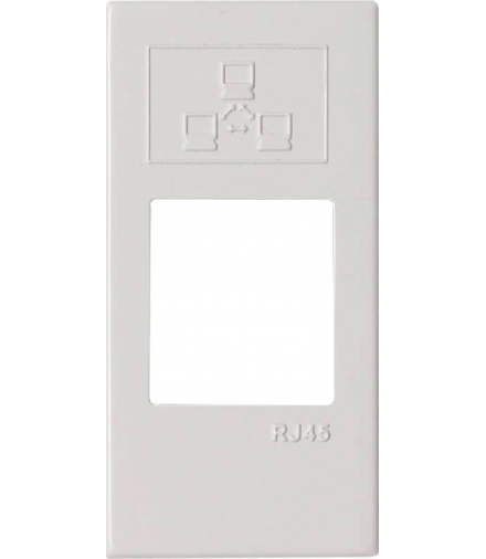 Pokrywa gniazda telefonicznego do Keystone 22,5x45mm Seria KOS 45, BIAŁY 3504802