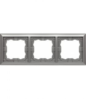 Ramka 3x Seria KOS 66, ALUMINIUM 664083