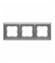 Ramka 3x Seria KOS 66, ALUMINIUM 664083