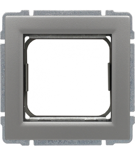Uchwyt do instalacji modułów 45x45 z redukcją ramki Seria KOS 66, ALUMINIUM 664045