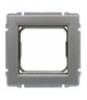 Uchwyt do instalacji modułów 45x45 z redukcją ramki Seria KOS 66, ALUMINIUM 664045
