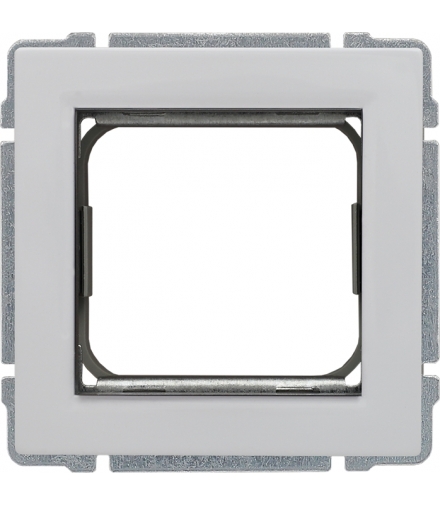 Uchwyt do instalacji modułów 45x45 z redukcją ramki Seria KOS 66, BIAŁY 660445