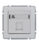 Gniazdo komputerowe poj. RJ45 (wkład MOLEX), bez ramki, Seria KOS 66, BIAŁY 660465