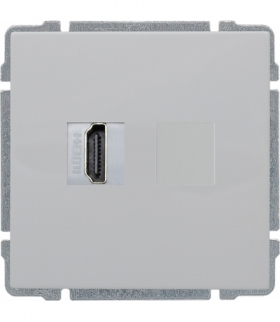 Gniazdo multimedialne HDMI, bez ramki Seria KOS 66, BIAŁY 660450