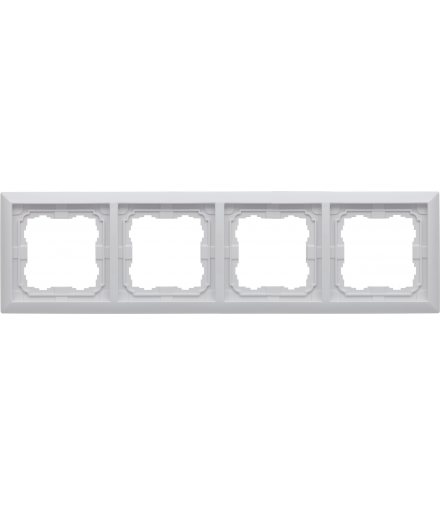 Ramka 4x Seria KOS 66, BIAŁY 660484