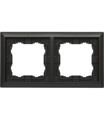 Ramka 2x Seria KOS 66, GRAFIT 666082
