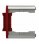 Element N-krotny ramki składanej Seria KOS66 PLUS, ALUMINUM + CZERWONY 66401079