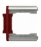 Element N-krotny ramki składanej Seria KOS66 PLUS, ALUMINUM + CZERWONY 66401079
