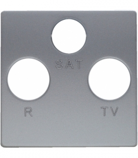 Pokrywa do gniazda RTV-SAT Seria VENA, ALUMINUM 5140076