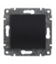 Łącznik pojedynczy z klawiszem, bez ramki, Seria VENA, ANTRACYT 516111