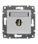 Gniazdo multimedialne USB, bez ramki Seria VENA, BIAŁY 510451