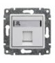 Gniazdo komputerowe poj. RJ45 (wkład MOLEX), bez ramki, Seria VENA, BIAŁY 510465