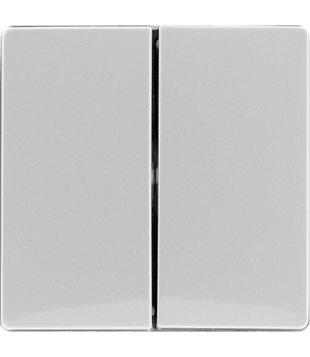 Klawisz podwójny Seria VENA, BIAŁY ANTYBAKTERYJNA POWŁOKA 590425