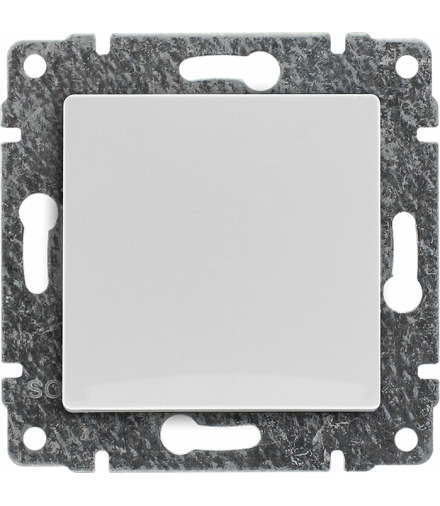 Przycisk z klawiszem, bez ramki, Seria VENA, BIAŁY ANTYBAKTERYJNA POWŁOKA 590410