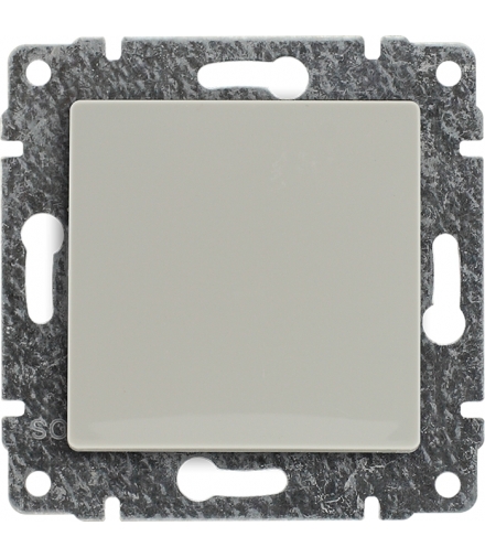 Przycisk z klawiszem, bez ramki, Seria VENA, KREM 510310