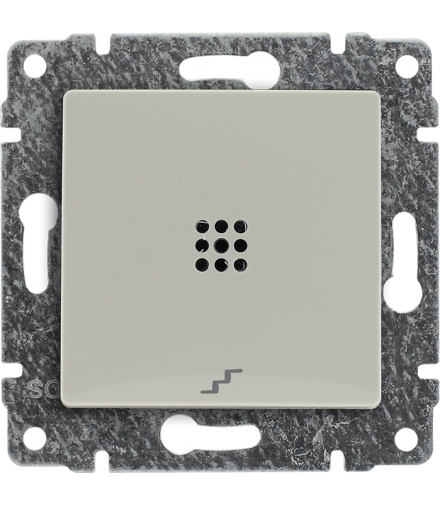 Łącznik schodowy podświetlany z klawiszem, bez ramki, Seria VENA, KREM 520316