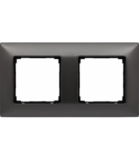 Ramka 2x Seria VENA METAL, GUN 5191282
