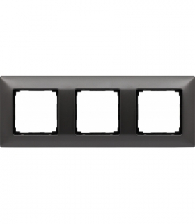 Ramka 3x Seria VENA METAL, GUN 5191283