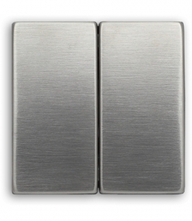 Klawisz podwójny Seria VENA METAL, INOX 5143225