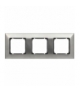 Ramka 3x Seria VENA METAL, INOX 5143283