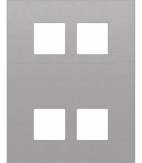 RAMKA x4 / 268mm x 211mm Seria VENA OFFICE, INOX 5541604