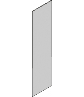 ZAŚLEPKA X3 / 807mm x 211mm Seria VENA OFFICE, INOX 5541800