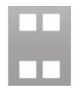 RAMKA x2 / 240mm x 182mm Seria VENA OFFICE, INOX 5641604