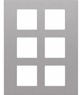 RAMKA x2 / 240mm x 182mm Seria VENA OFFICE, INOX 5641606