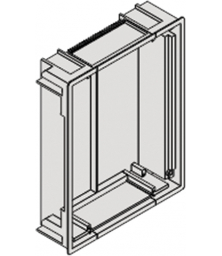 Puszka podtynkowa pojedyncza łączeniowa / 262mm x 205mm Seria VENA OFFICE, SZARY 5500900