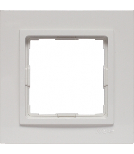 Ramka 1x Seria VENA2, BIAŁY 520481