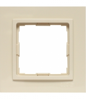 Ramka 1x Seria VENA2, KREM 520381