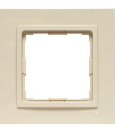 Ramka 1x Seria VENA2, KREM 520381