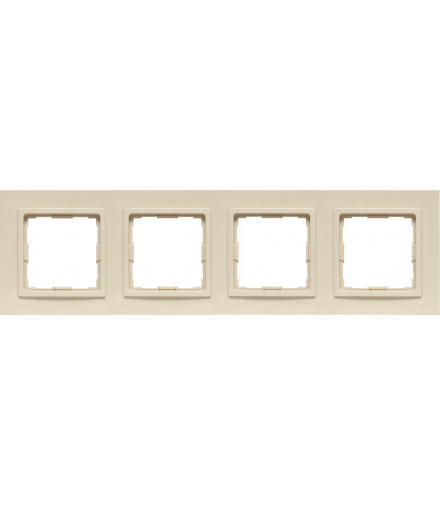 Ramka 4x Seria VENA2, KREM 520384