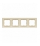 Ramka 4x Seria VENA2, KREM 520384