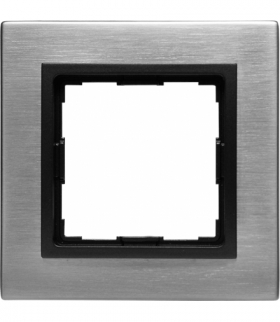 METAL Ramka 1x Seria VENA2 Metal, INOX 5243281