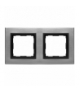 METAL Ramka 2x Seria VENA2 Metal, INOX 5243282