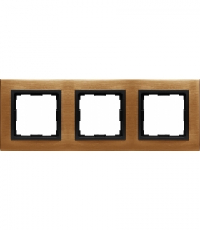 METAL Ramka 3x Seria VENA2 Metal, MOSIĄDZ RUSTYKALNY 5253283