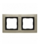 METAL Ramka 2x Seria VENA2 Metal, NOWE SREBRO 5280282