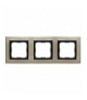METAL Ramka 3x Seria VENA2 Metal, NOWE SREBRO 5280283