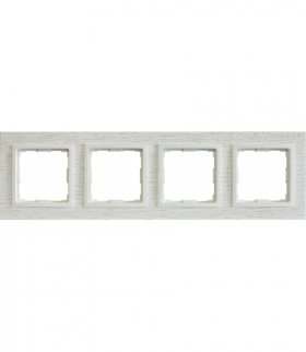 Ramka 4x Seria VENA2 Natural, DĄB BIELONY + biały 5221384