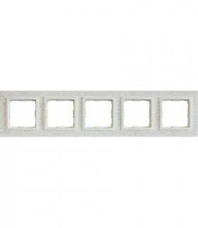 Ramka 5x Seria VENA2 Natural, DĄB BIELONY + biały 5221385