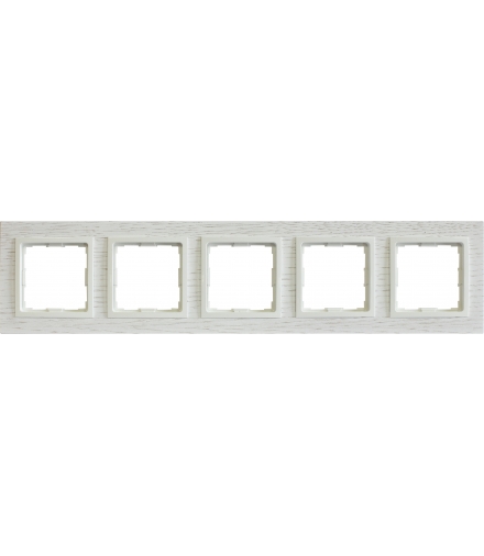 Ramka 5x Seria VENA2 Natural, DĄB BIELONY + biały 5221385