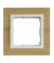 Ramka 1x Seria VENA2 Natural, DĄB NATURALNY+aluminum 5222381
