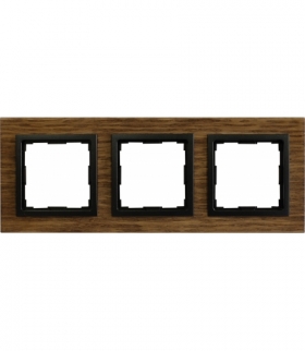 Ramka 3x Seria VENA2 Natural, STARY DĄB + antracyt 5225383