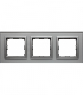 Ramka 3x Seria VENA2, ALUMINIUM + aluminum 5240183