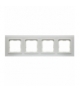 Ramka 4x Seria VENA2 Xglass, BIAŁY + biały 5204184