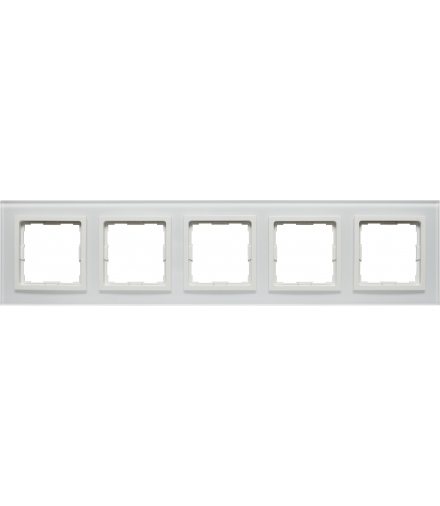 Ramka 5x Seria VENA2 Xglass, BIAŁY + biały 5204185