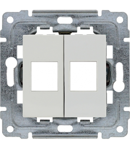 Pokrywa gniazda telefonicznego do Keystone 22,5x45mm Seria DANTE, BIAŁY 4504802