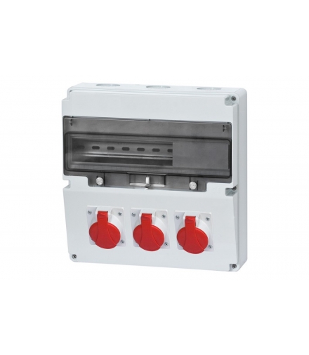 Rozdzielnica LAGO 3x16A 5p 17 modułów F3.0494